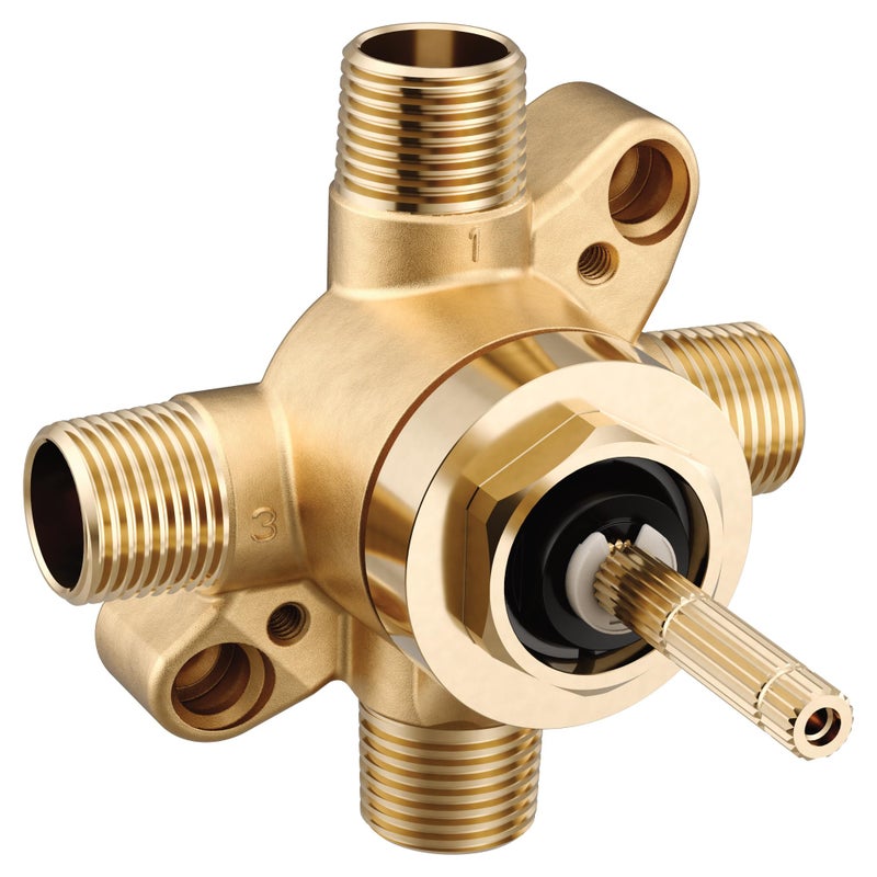 Moen Brass M-CORE 2 or 3 Function Transfer Valve with CC/IPS Connections, U231CI - Image 1